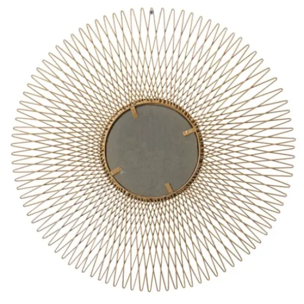 Wall Plaques-Kirkland's Home Shining Golden Sunburst 3-Pc. Wall Mirror Set