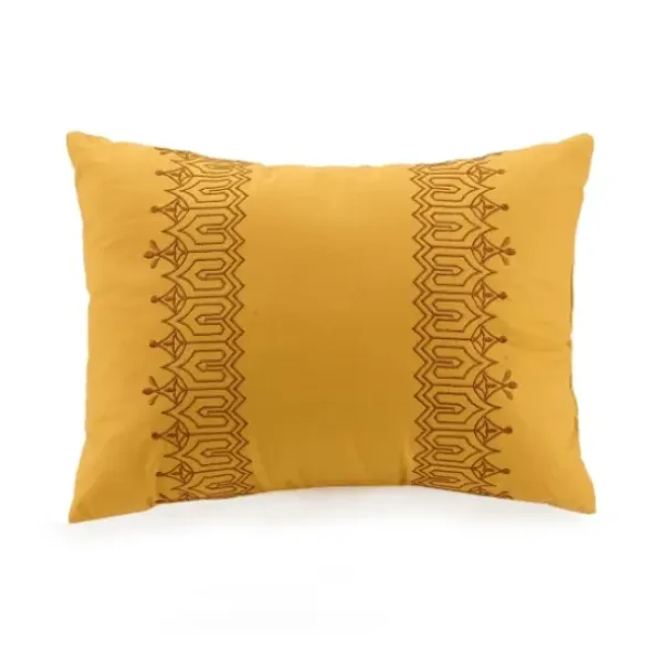 Comforters-Kirkland's Home Shyla Yellow Vinework King 5-Pc. Comforter Set Yellow/White