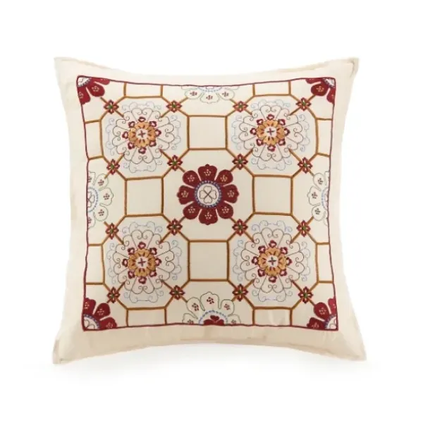 Comforters-Kirkland's Home Shyla Yellow Vinework Queen 5-Pc. Comforter Set Yellow/White