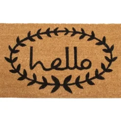 Doormats-Kirkland's Home Sienna Rubber Doormat, 48X22 In. Black