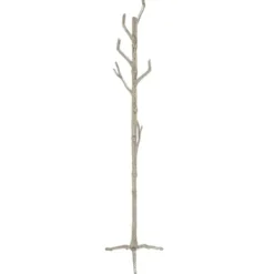 Entryway Furniture-Kirkland's Home Silver Aluminum Tree Branch Coat Rack