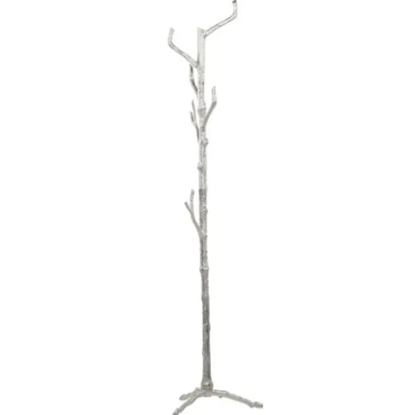 Entryway Furniture-Kirkland's Home Silver Aluminum Tree Branch Coat Rack