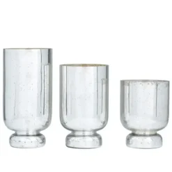 Candle Holders-Kirkland's Home Silver And Golden Goblet 3-Pc. Candle Holder Set Silver/Gold