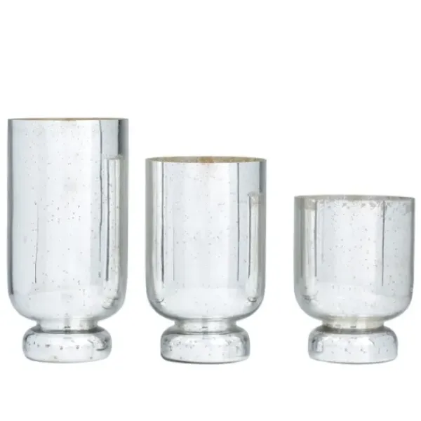 Candle Holders-Kirkland's Home Silver And Golden Goblet 3-Pc. Candle Holder Set Silver/Gold