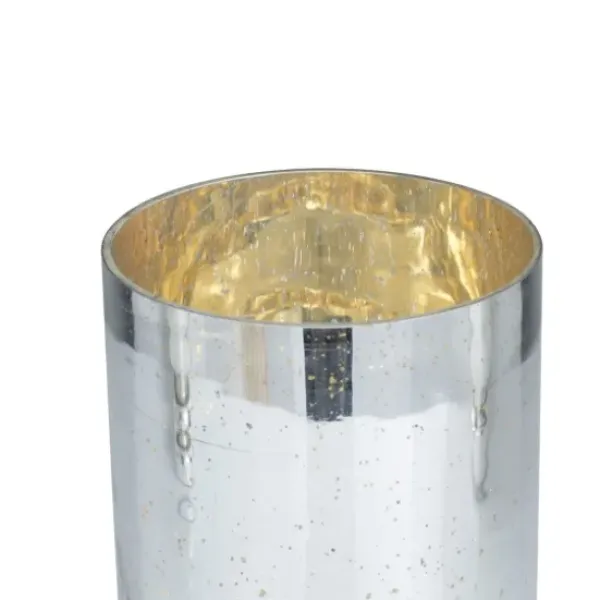 Candle Holders-Kirkland's Home Silver And Golden Goblet 3-Pc. Candle Holder Set Silver/Gold