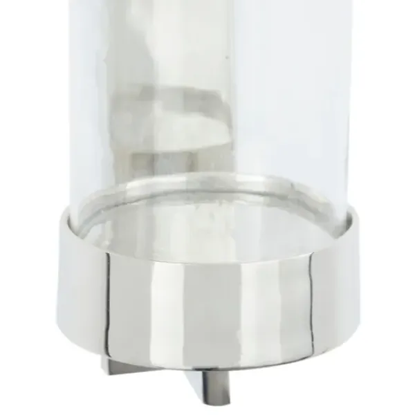 Sconces-Kirkland's Home Silver Assymetrical Modern Sconce