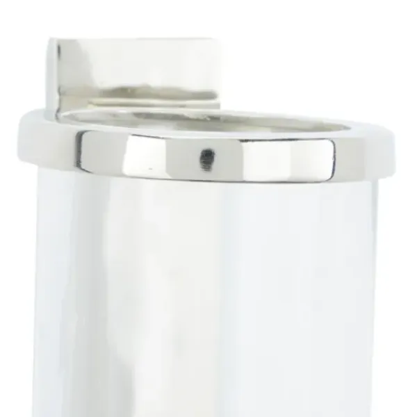 Sconces-Kirkland's Home Silver Assymetrical Modern Sconce