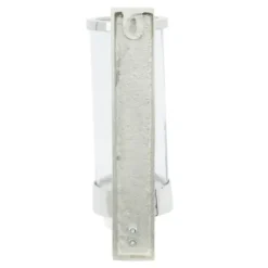 Sconces-Kirkland's Home Silver Assymetrical Modern Sconce