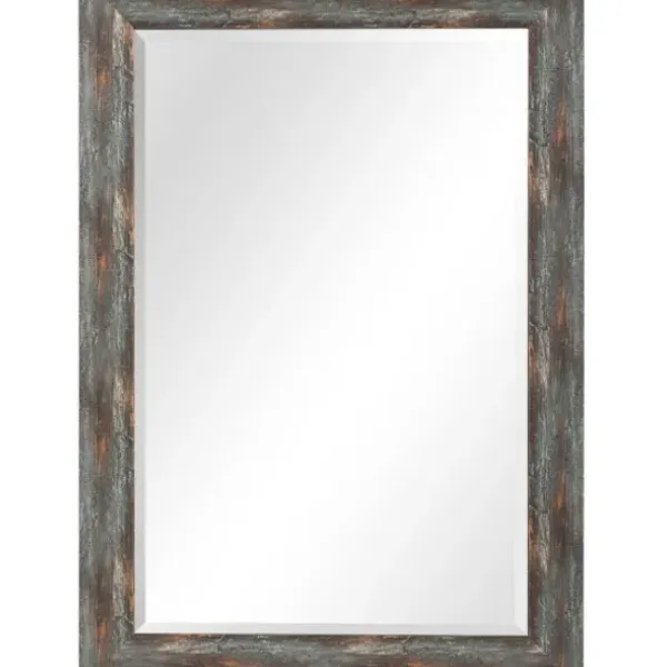 Framed Mirrors-Kirkland's Home Silver Burnished Framed Mirror