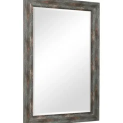 Framed Mirrors-Kirkland's Home Silver Burnished Framed Mirror
