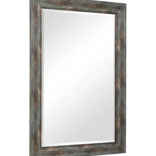 Framed Mirrors-Kirkland's Home Silver Burnished Framed Mirror