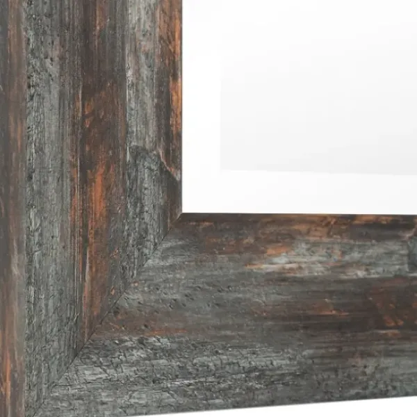 Framed Mirrors-Kirkland's Home Silver Burnished Framed Mirror