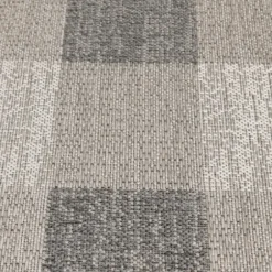 Outdoor Rugs-Kirkland's Home Silver Diamond Outdoor Area Rug, 6X9 Gray