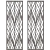 Wall Plaques-Kirkland's Home Silver Madison Park Florian Wall Plaques, Set Of 2 Gray