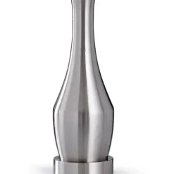 Table Lamps-Kirkland's Home Silver Metal Taper Table Lamp White