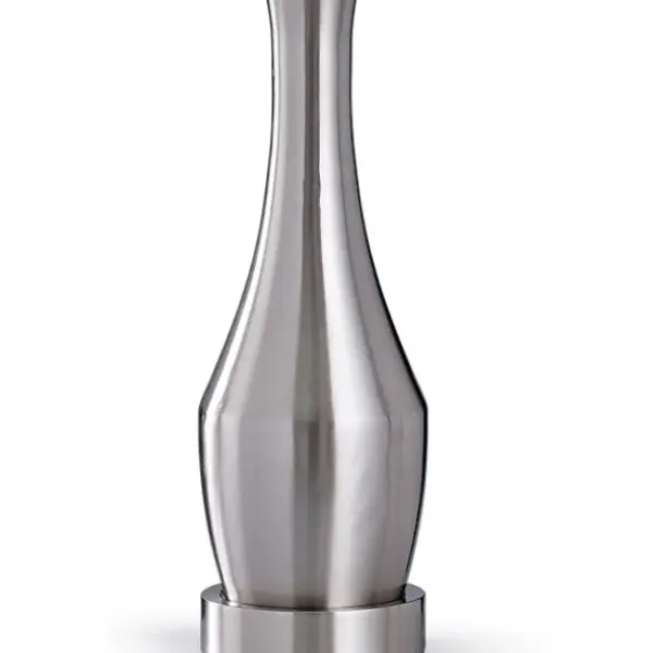 Table Lamps-Kirkland's Home Silver Metal Taper Table Lamp White