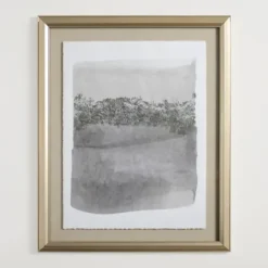 Framed Art-Kirkland's Home Silver Skies Framed Art Print Silver/Gray