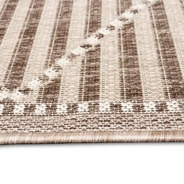 Outdoor Rugs-Kirkland's Home Silver Trellis Indoor/Outdoor Area Rug, 5X7 Gray