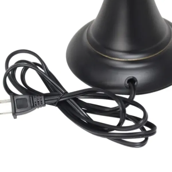 Table Lamps-Kirkland's Home Simple Bronze Metal 3-Pc. Floor And Table Lamp Set Brown