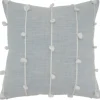 Pillows-Kirkland's Home Sky Blue Knotted Line Throw Pillow Blue/White