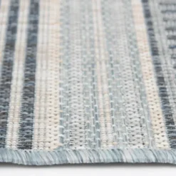 Outdoor Rugs-Kirkland's Home Sky Medallion Lava Indoor/Outdoor Area Rug, 7X9 Blue