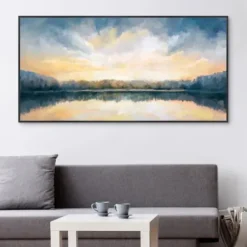 Canvas Art-Kirkland's Home Skylights Framed Canvas Art Print Blue