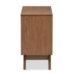 Dressers & Chests-Kirkland's Home Slant Midcentury Two-Tone Chest Brown/White