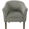 Accent Chairs-Kirkland's Home Slate Accent Chair Gray