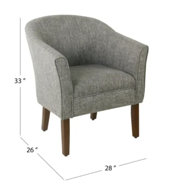 Accent Chairs-Kirkland's Home Slate Accent Chair Gray