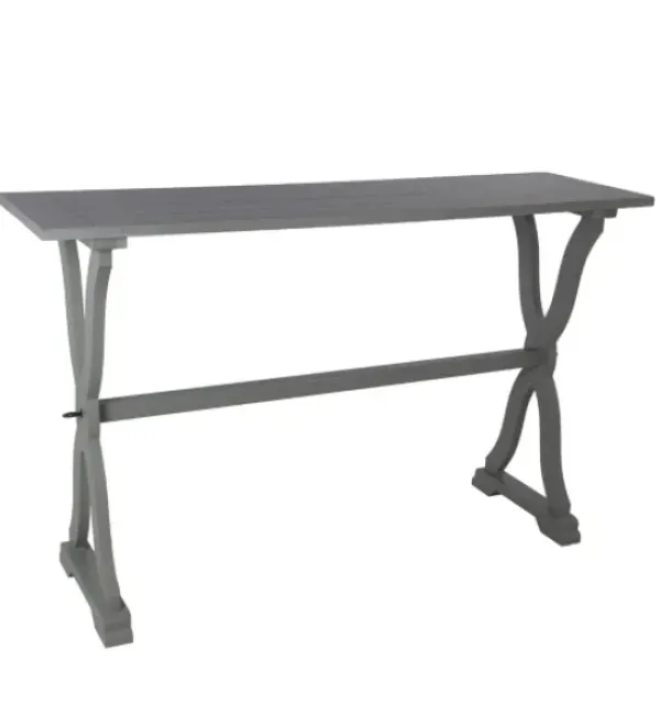 Console Tables-Kirkland's Home Slate Hourglass Console Table Gray