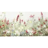Canvas Art-Kirkland's Home Sleepy Spring Meadow Canvas Art Print Green/White/Red