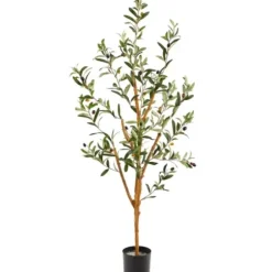 Trees & Topiaries-Kirkland's Home Slender Olive Branch Tree In Nursery Planter
