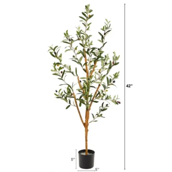 Trees & Topiaries-Kirkland's Home Slender Olive Branch Tree In Nursery Planter