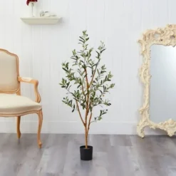 Trees & Topiaries-Kirkland's Home Slender Olive Branch Tree In Nursery Planter