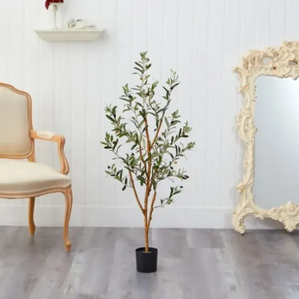 Trees & Topiaries-Kirkland's Home Slender Olive Branch Tree In Nursery Planter