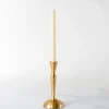 Candle Holders-Kirkland's Home Slim Taper Candle Holder, 8 In. Gold