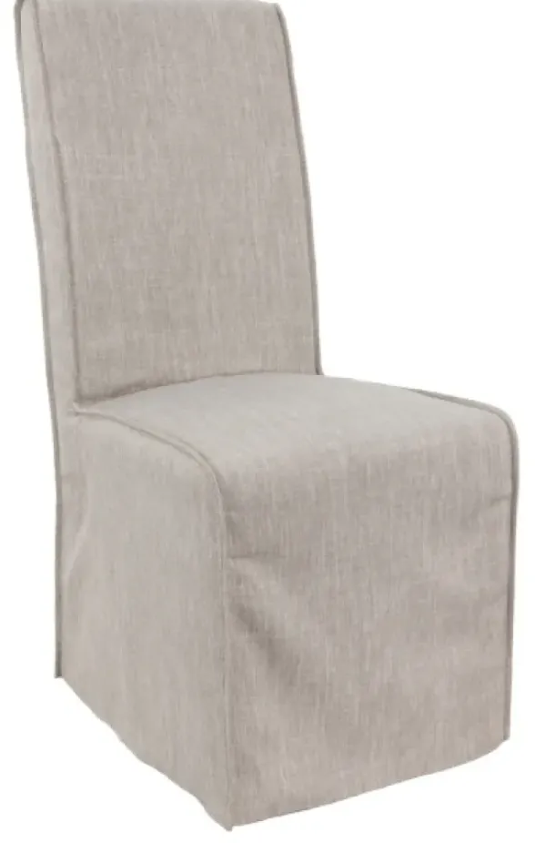 Dining Chairs-Kirkland's Home Slipcover Dining Chair Gray