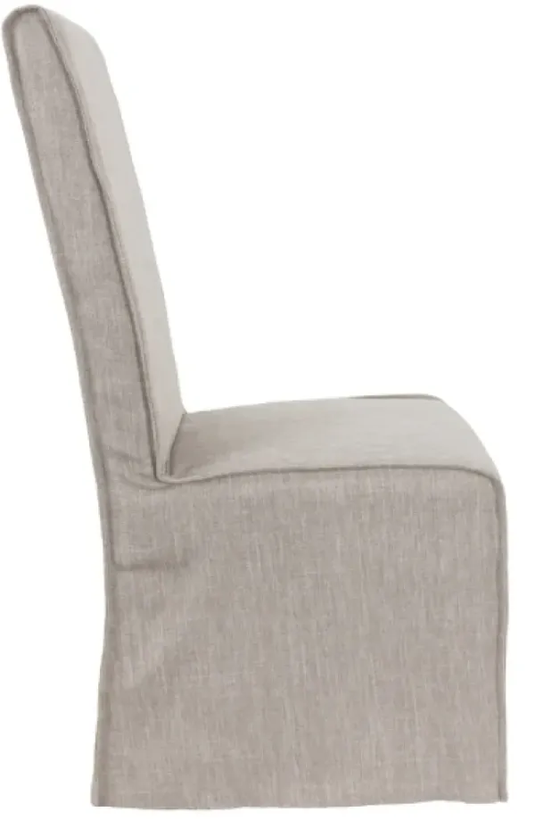 Dining Chairs-Kirkland's Home Slipcover Dining Chair Gray