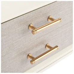 Entryway Furniture-Kirkland's Home Sloane Four-Drawer Console Table White
