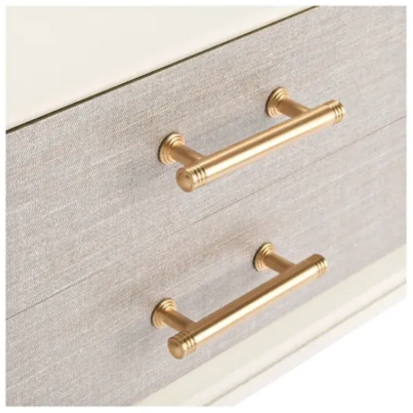 Entryway Furniture-Kirkland's Home Sloane Four-Drawer Console Table White