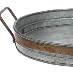 Decorative Trays-Kirkland's Home Slotted Enamel Tray White