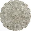 Wall Plaques-Kirkland's Home Small Metal Medallion Wall Plaque Gray