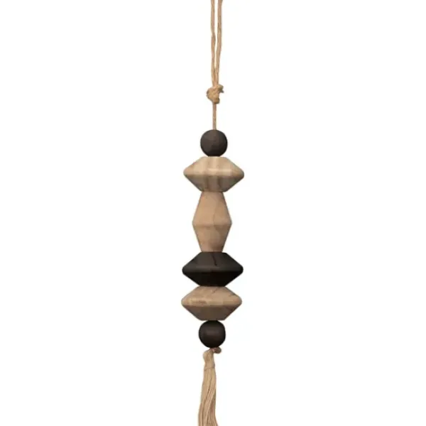 Decorative Accents-Kirkland's Home Small Rustic Barn Wood Wine Bottle Holder Brown