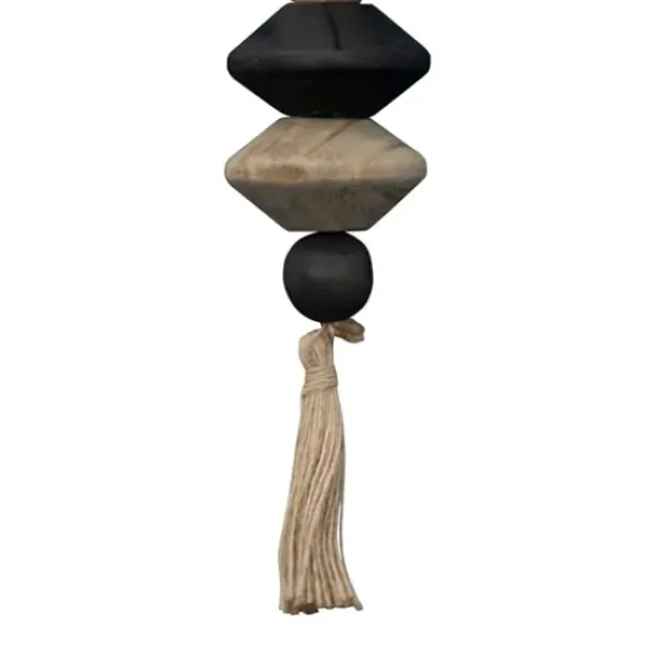 Decorative Accents-Kirkland's Home Small Rustic Barn Wood Wine Bottle Holder Brown