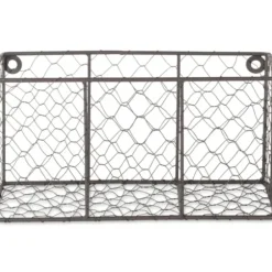 Wall Storage-Kirkland's Home Small Wall Hanging Chicken Wire Baskets, Set Of 2