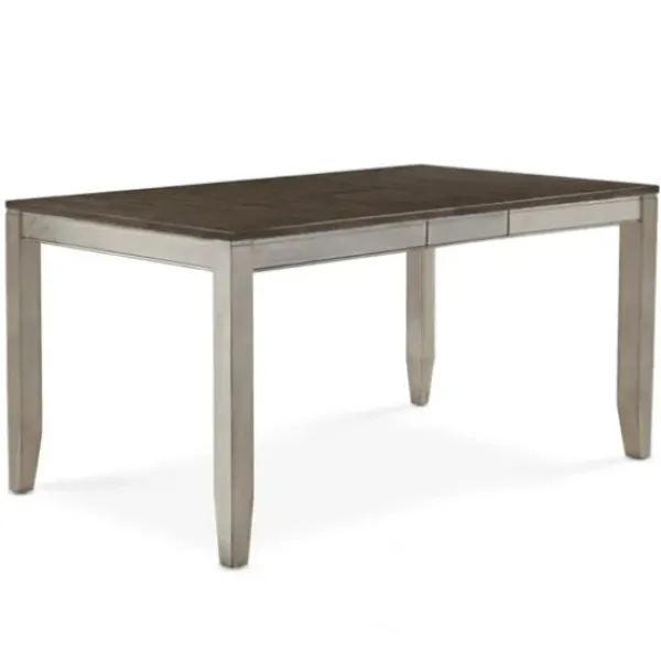 Dining Tables-Kirkland's Home Smoked Alabaster And Honey Wood Dining Table Ivory/Brown
