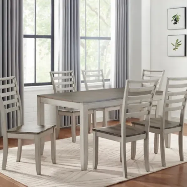 Dining Tables-Kirkland's Home Smoked Alabaster And Honey Wood Dining Table Ivory/Brown