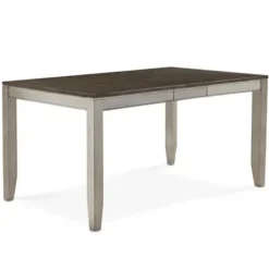 Dining Sets-Kirkland's Home Smoked Alabaster And Honey Wood 7-Pc. Dining Set Ivory/Brown