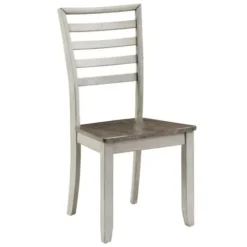 Dining Sets-Kirkland's Home Smoked Alabaster And Honey Wood 7-Pc. Dining Set Ivory/Brown