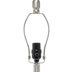 Table Lamps-Kirkland's Home Smokey Hammered Glass Shade Table Lamp Gray